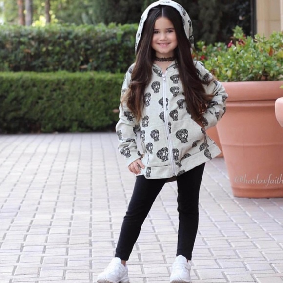 AGREE2DISAGREE • Hoodie Zip-Up Skull Sweatshirt Jacket - Picture 4 of 7